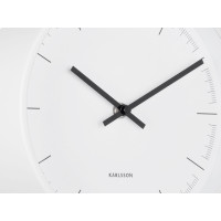 Nástenné hodiny Odense Deep Karlsson KA6172WH, 22cm